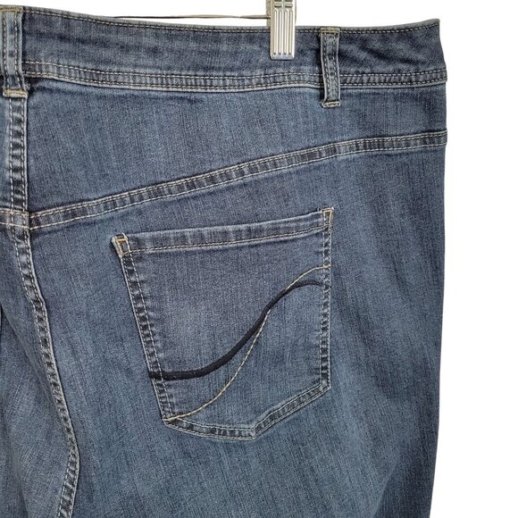 Lane Bryant 24 Jeans Straight Leg Genius Fit Denim Stretch Denim Classic Pockets - Picture 13 of 13